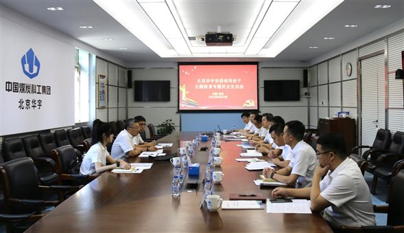 北京华宇党委领导班子主题教育专题民主生活会